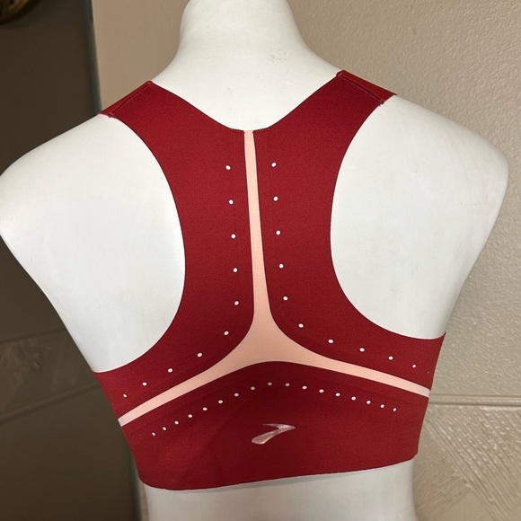 Brooks Red Sports Bra - Picture 7 of 16